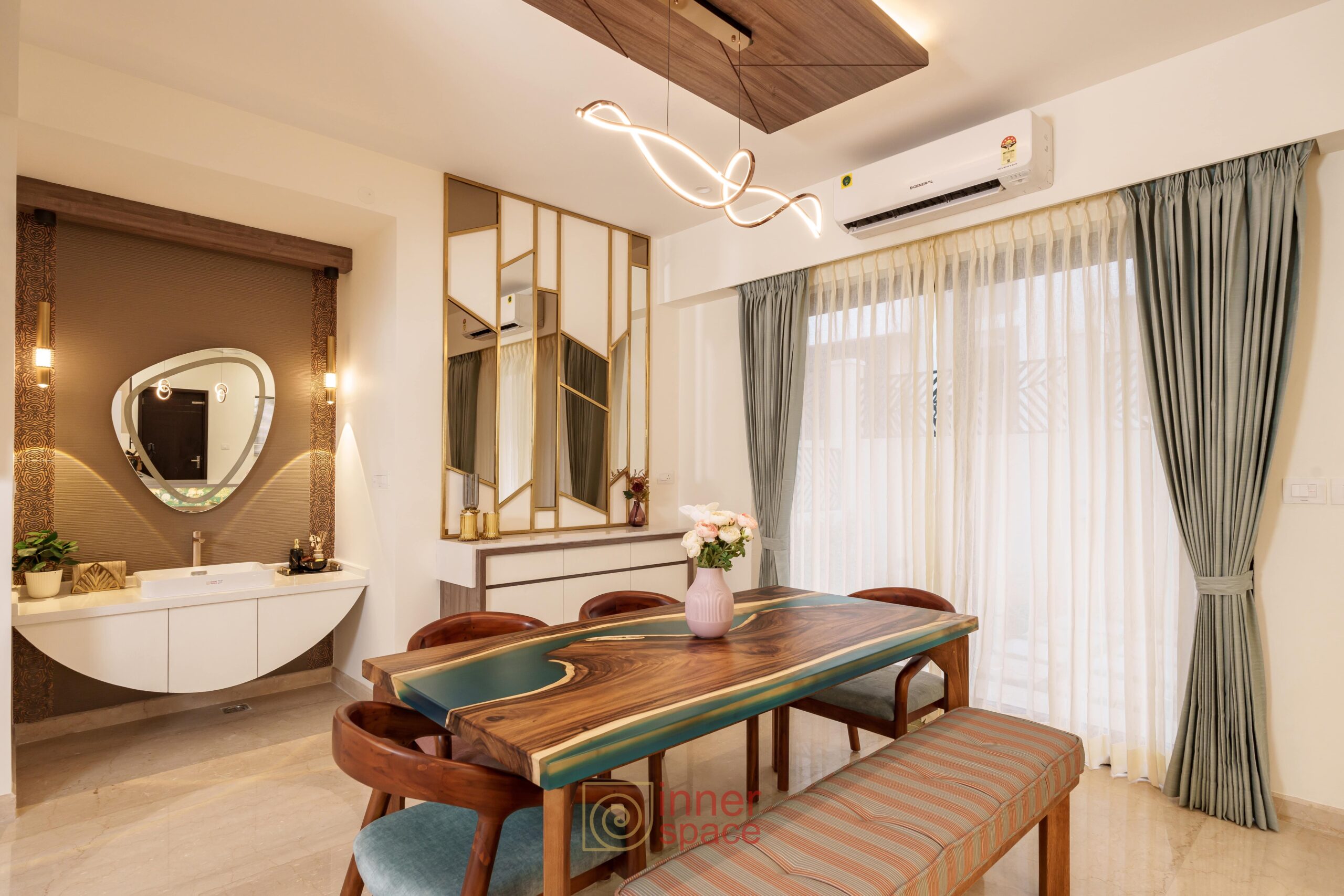 turnkey interior design by inner space designs banglore and goa.