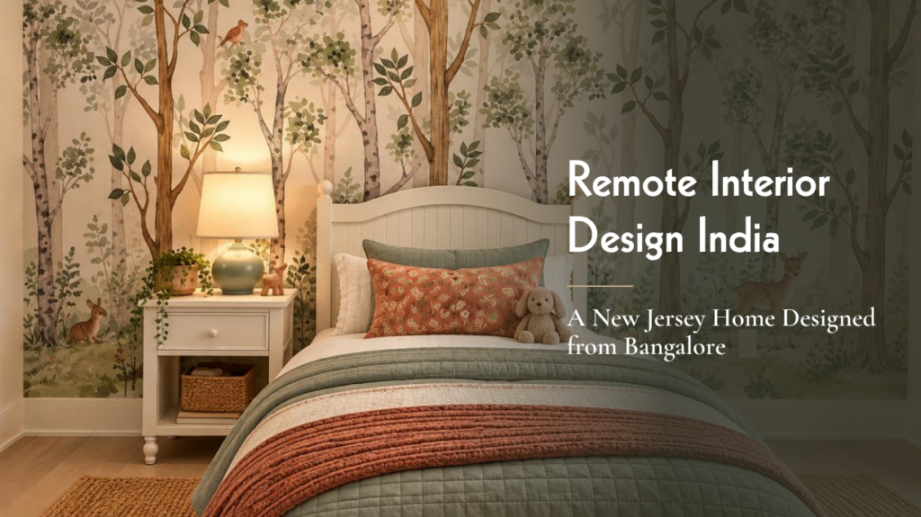 Remote Interior Design India: A New Jersey Home Designed from Bangalore